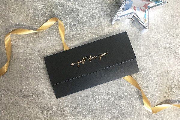 Black and Gold Gift Wallet